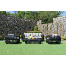 Design de gama alta Todo o tempo Rattan PE Sofa Set para mobiliário de jardim ao ar livre